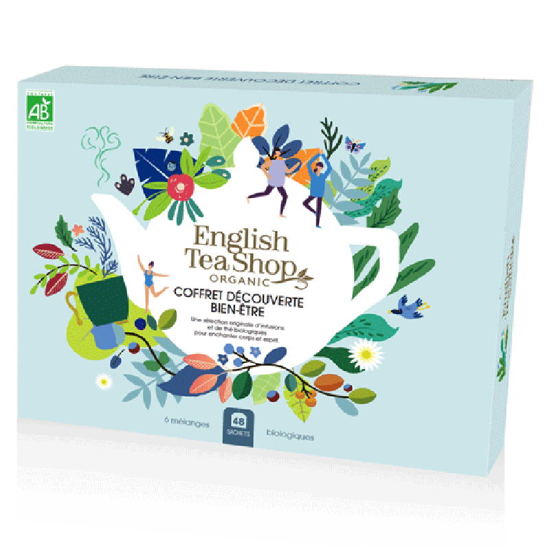 Coffret tea shop bleu