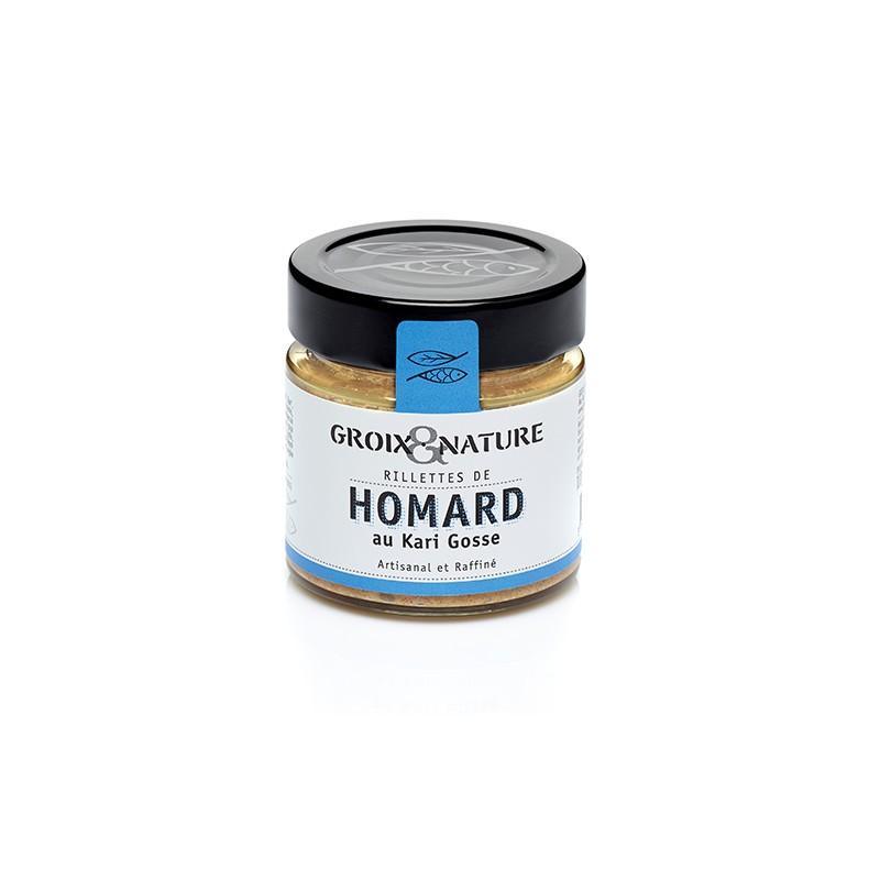 Rillettes de homard au kari gosse