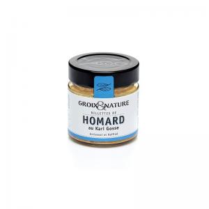 Rillettes de homard au kari gosse